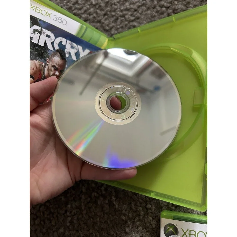 Microsoft Xbox 360 Video Game Lot Farcry3, Battlefield Bad Company 2 & AC/DC LIV
